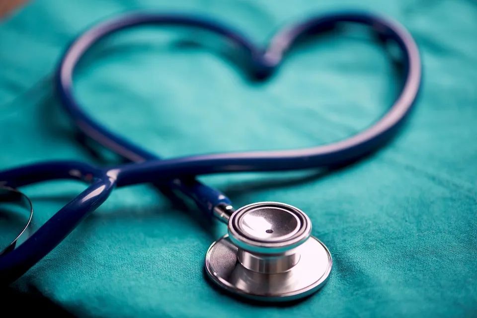 Heart shaped stethoscope